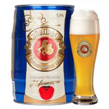 德国巴登狮小麦啤5L